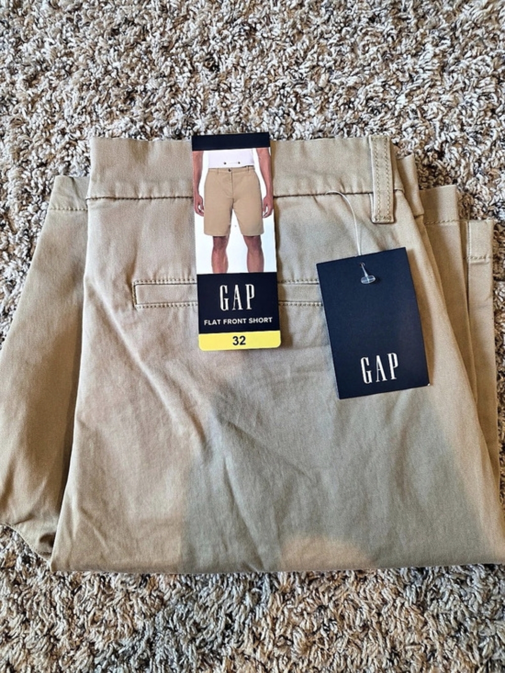 Gap Flat Front Short Men's Cotton Shorts Waist 32 NWT